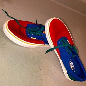 Vans multi color men or women wear size 8